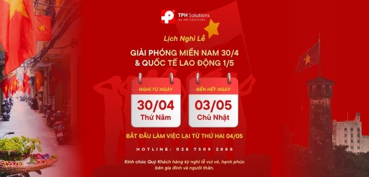 Thông báo nghỉ Lễ 30/4 và 1/5