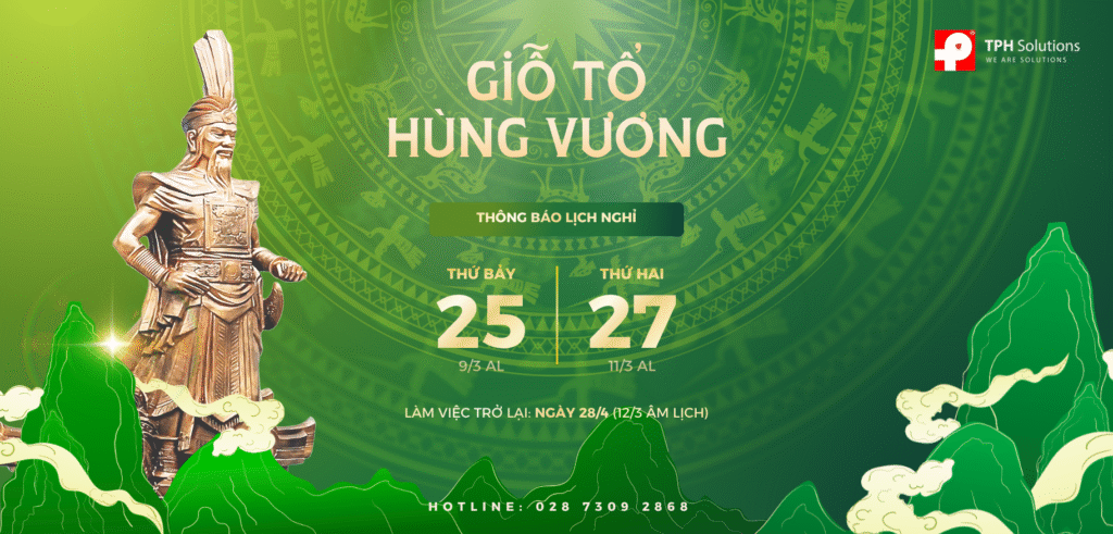 Thông báo lịch nghỉ Lễ Giỗ Tổ Hùng Vương