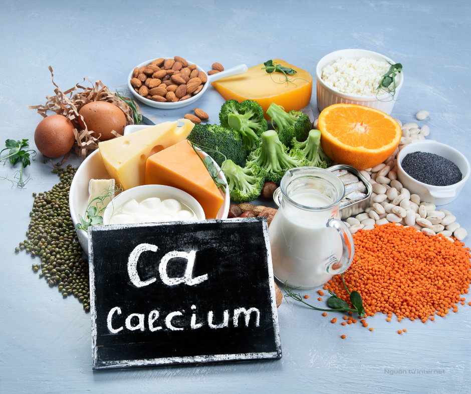 Các thực phẩm có chứa Canxi
